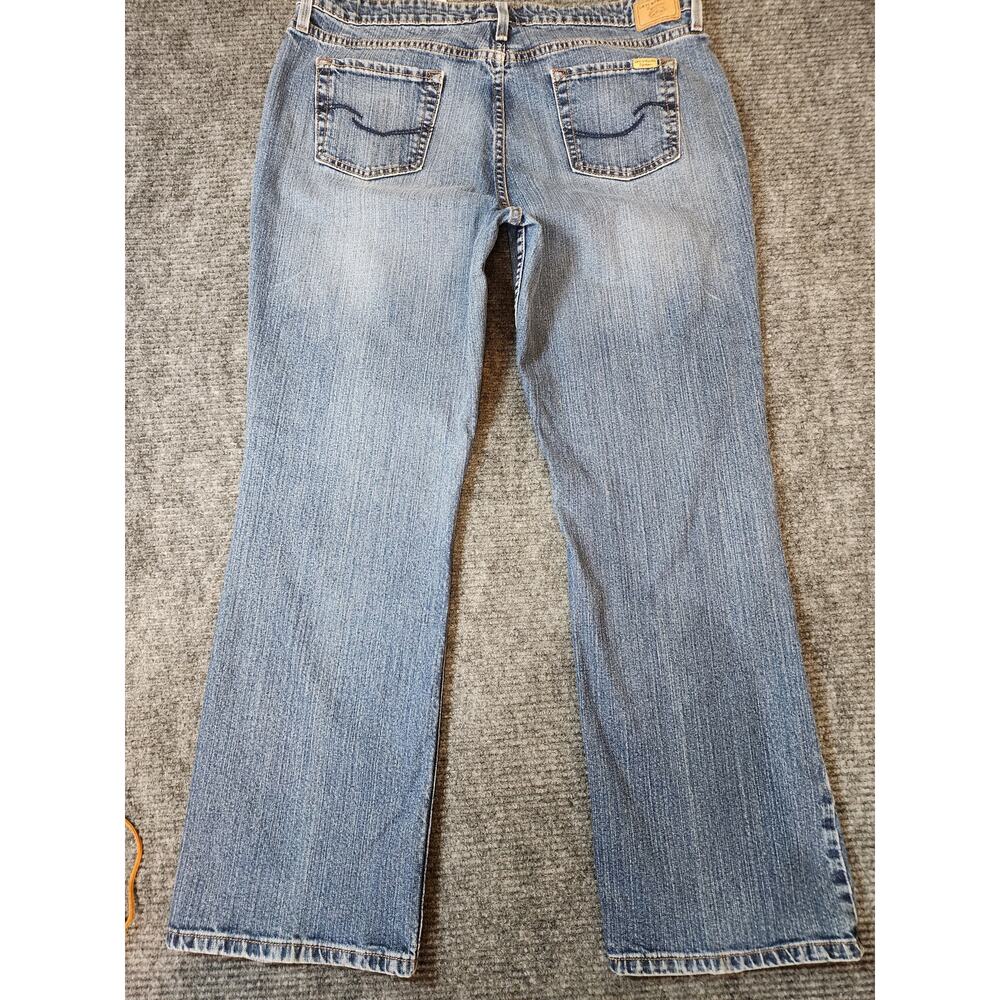 Levi Strauss Womens Size 18 Signature Mid Rise Bootcut Womens Blue Denim Jeans - Picture 11 of 15